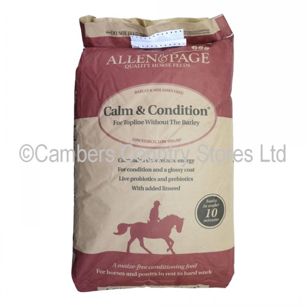 Allen & Page Calm & Condition 20kg Cambers Country Store